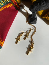 Load image into Gallery viewer, Dainty Ankh Earrings