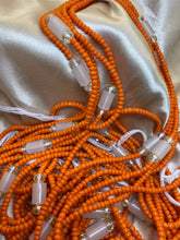 Load image into Gallery viewer, Orange Bloom (Glow in the Dark) Waist Beads